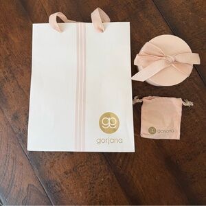 Gorjana Soft Blush Gift Set with Gold Logo